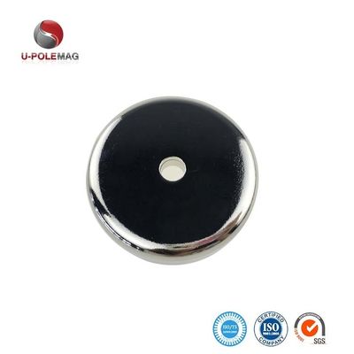 Качество NdFeb Dia 75mm 230KG Сила тяги Сверхсильный неодимовый рыболовный магнит с глазным пятном