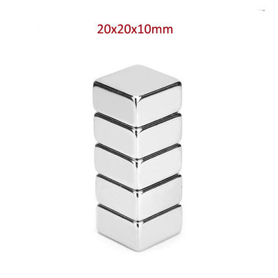 Прямой F20x20x10mm N50 N52 прямоугольный неодимовый магнит с сертификацией ISO9001 2000