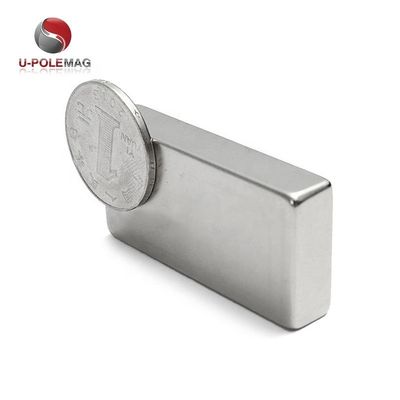 80C-220C Термостойкий N52 40x20x10 Неодимовый магнит с никелевым покрытием