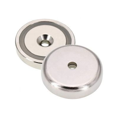 Магнит неодмиевого необработанного магнита 75 кг с отверстием для монтажа D48x10.8 мм
