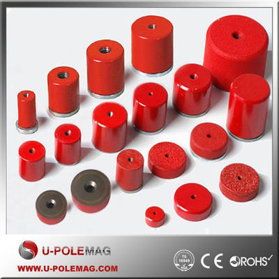 D25.4x21 Alnico Round Base Cup Pot Magnet с магнитом AlNiCo с отверстием