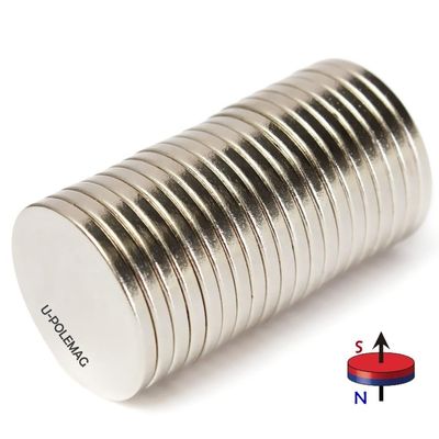 Ndfeb магнит 1,26" x 1/8" Диск редкоземельный магнит Постоянный магнит Промышленный магнит