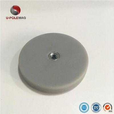 Магнит резинового покрытия неодимового резинового магнита D36 * 6mm-M6 Постоянный мощный удар