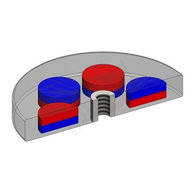 Неодимовый магнит резиновый магнит с специальной упаковкой и отверстиями M6 и M8