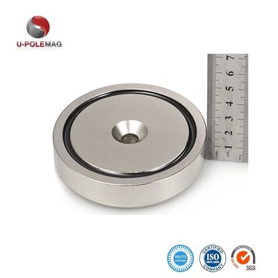148 фунтов 67 кг тяга редкоземельный магнит POT с окопом D48 мм и высокой толерантностью
