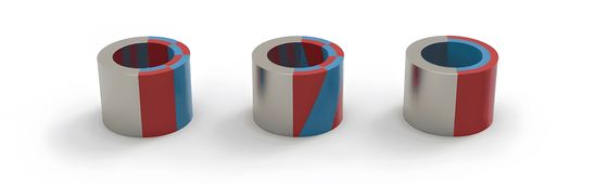 На заказ N52 Huge Danone Strong Neodymium Magnet Ring 250mm Диаметрально намагниченный